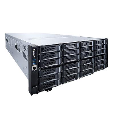 China Metal Server 4U Multi Rack 24 Bay Server Storage Case HDD 20*PCle 3.0+2*raid PCle Server for sale