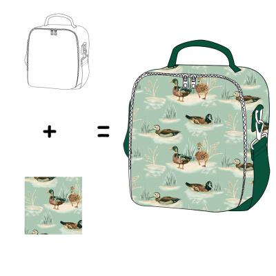 China Food Fresh Hot Sale Back To School Gift Reusable Picnic Lunch Waterproof Insulated Cooler Bag For Kids for sale