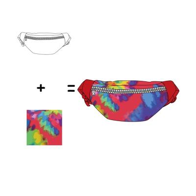 China Custom Water Proof Wholesale Waist Girls Stylish Belt Personalized Printed Women Fanny Pack Sling Bags For Pouch for sale