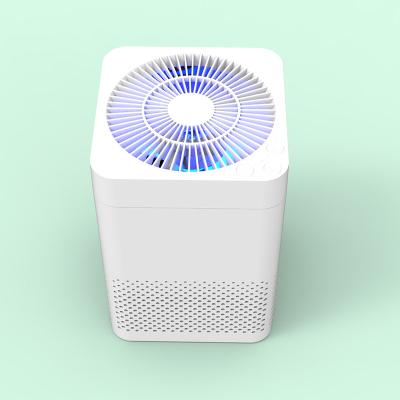 China Portable Hotel Home Remove Smoke And Formaldehyde UV Air Purifier With HEPA Filter for sale