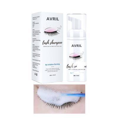 China Simplicity Soft Brush Clean Eyelash Deep Remove Lash Eyelash Shampoo Cleansing Foam Wick Detergent for sale