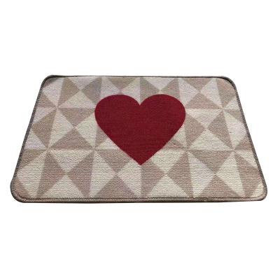 China Haima Non-Slip Carpet Printed Nylon Rug Waterproof Anti-Slip Kitchen Sofa Area Floor Mat for sale