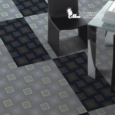 China Non-slip Carpet Customization Waterproof Haima Square Carpet Tile For Luxury Hotel for sale