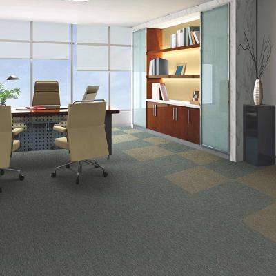 China Haima Customization Nylon Carpet Non-slip Tile Flooring For Cinema Carpet Square Tile for sale