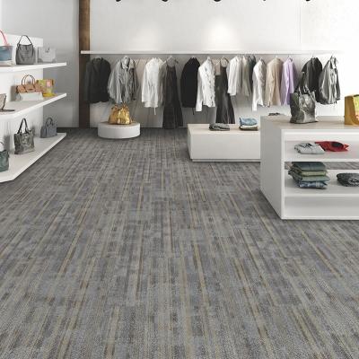 China Haima Non Slip Custom Nylon Tile Carpet For Hotel Carpet Tile Cover for sale