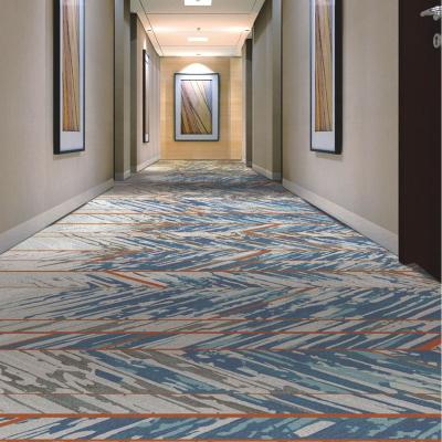 China Customized Modern Haima Carpet Design 3d Printed Carpet Hotel Hallway Carpet for sale