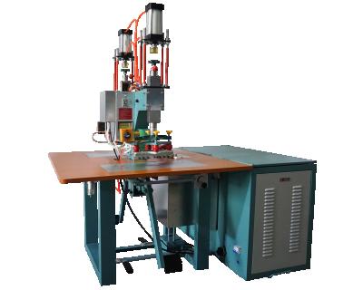 China Brand of JINGSHUN Machinery Repair Shops, Manual Double Head High Frequency Welding Machine for PVC for sale