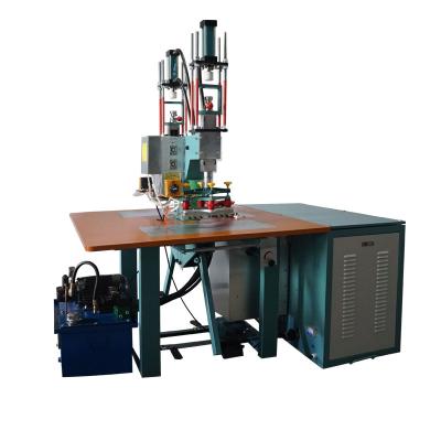 China PVC weldering PU Shoe Upper Logo Embossing Machine Tarpaulin Hydraulic Leather High Frequency Welding Machine for sale