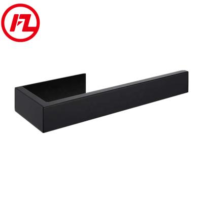 China FZ Sheet Metal Fabrication Black Towel Rail No Drilling Bath Towel Rail Self Adhesive Towel Holder Stainless Steel For Bathroom OEM for sale