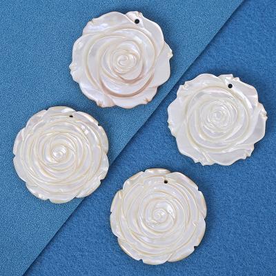 China Shell Wholesale High Quality White Horseshoe Shaped Natural Pink Snail Shell 35mm Shell For Jewelry Production for sale