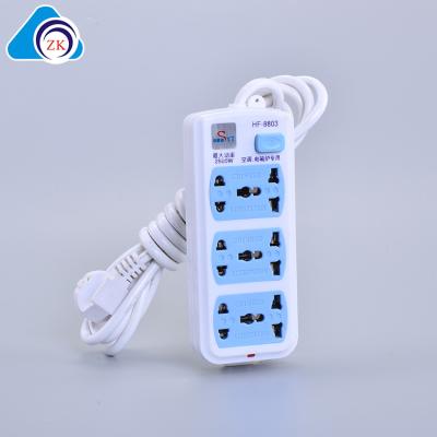 China Durable Long Life 3 Outlet Power Strip With Top Off Switch , 3 Outlet Power Strip for sale