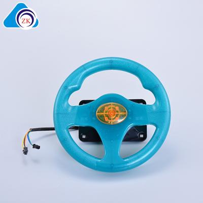 China Manufacture Car Racing Game Machine Steering Wheel, Arcade Car Racing Steering Wheel ZK-W001 for sale