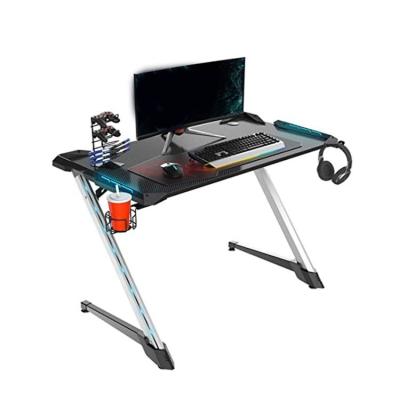 China Bahan Kulit Mesa Gamer Poliuretano Sin Ruedas Game Table Wholesale Kursi Game Adjustable Mesa Para Jugar (Size) Motorized Artculos Teclados for sale