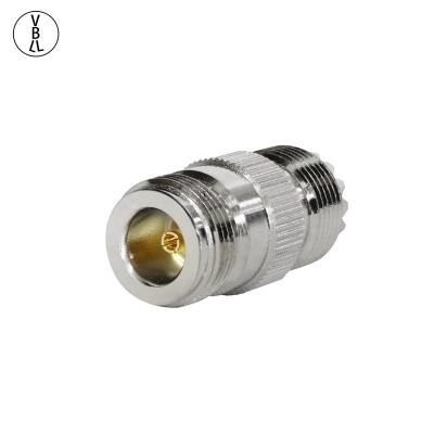 China UHF UHF SO239 Jack Female To RF Coaxial Connector N-Type Female Straight Adapter for sale