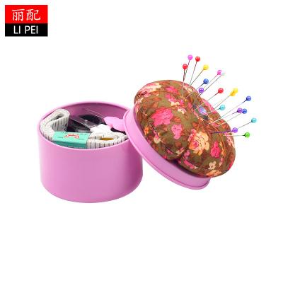 China Sewing Machine Pumpkin Stitch Storage Box Tinplate Stitch Box Cross Stitch Tools Garden Cloth Stitch Sewing Protector for sale