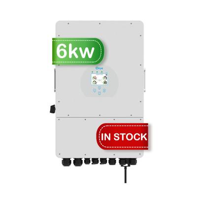 China Wall-mounted Deye 5kw 6kw 8kw 10kw 12kw 3 phase mppt IP65 Off-Grid Solar System 230/400Vac 5kva hybrid inverters for sale