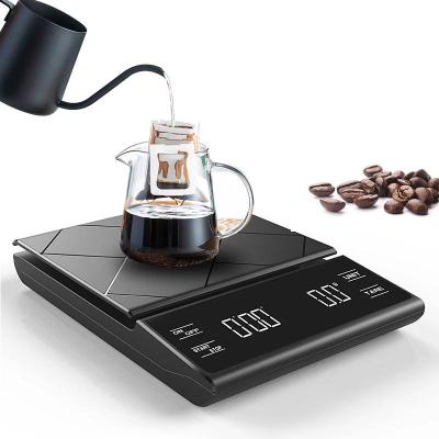 China With 3Kg Scale Tray New Scale Low Price Led Display AAA Battery Digital Timer Electronic Coffee Scale. for sale