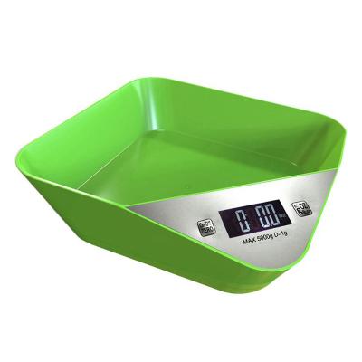 China WITH LID Sales Hot Sales Scale Gram Weight Flour Scale Pet Feeding Weighing Kitchen Scale for sale