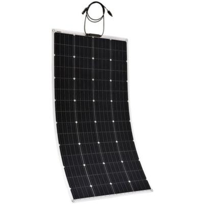 China Customized 100W 90W 175w Flexible Mono Crystalline Photovoltaic Flexible Solar Panel Kit For RV Cars for sale