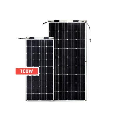 China China Wholesale Flexible 100W 90W 175W Customized Solar Panel Fluctuating Photovoltaic Price For Car Roof And Boats for sale