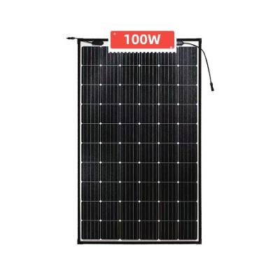 China Flexible Solar Panels100w Flexible OEM Acceptable Service Soft Solar Panel System For Home for sale