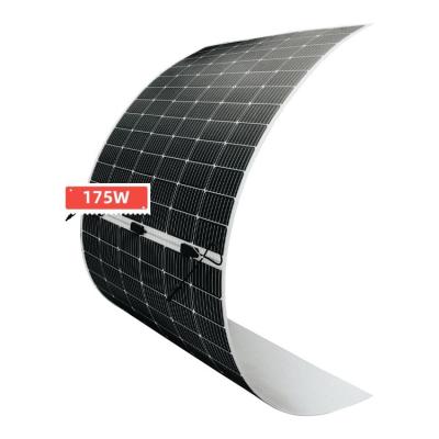 China Wholesale flexible flexible 100W 90w 175w solar panel for caravan/boat/motorhome and cabin house for sale