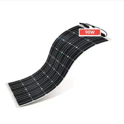 China Wholesale 430w High Efficiency 144 Half Cell Flexible Solar Module Monocrystalline Solar Panel System For Curved Roofs for sale