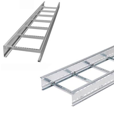 China Steel NEMA Certified Standard Aluminum Galvanized Type Ladder Cable Trays Cable Ladder for sale