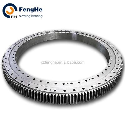 China Four Point Contact Excavator Crane 42CrMo Cross Roller Bearing, Turntable Bearing Made In China Factory for sale