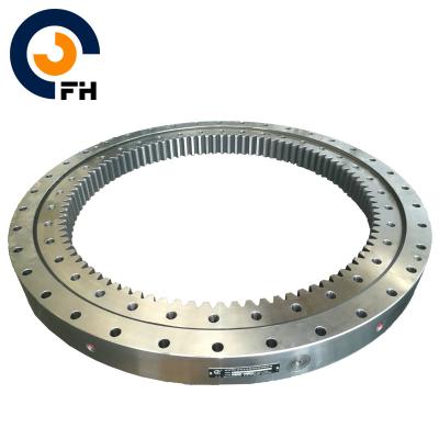 China Four point contact slewing ring bearing, Precision-crafted slewing bearings, drives and gears for sale