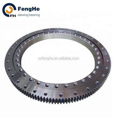 China Construction machinery cross roller slewing bearings turntable bearing slewing ring for excavator, slewing bearing with external gear for sale