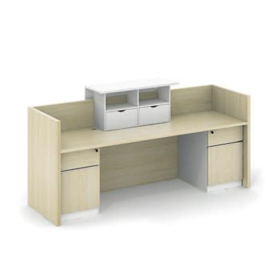 China Color Matching Front Desk Counter (QT-01C24) of Expandable Modern Receptions for sale