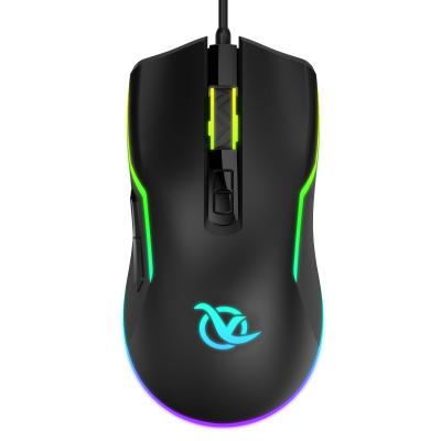 China RMQX13 Game Wired Variable Mouse RGB Light DPI 1000-1600-3200-6400 Gaming Mouse For PC Laptop Computer for sale