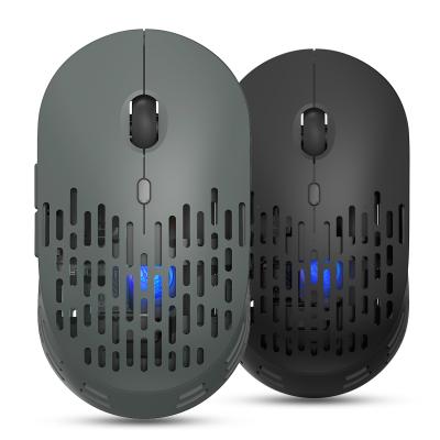 China Ergonomic Black Laptop Mouse 1600 Dpi Computer Wireless Ergonomic Vertical Led RGB Optical PC Gaming Mouse for sale