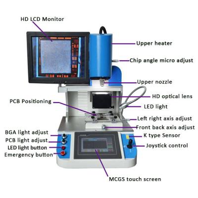 China High Quality optical alignment BGA Rework Station Soldering Motherboard Repair Machine For Mobile Phone Repairing for sale