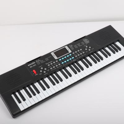 China Battery Operated Toy 16 Tones Keyboard 61 Keys Musical Toy Electronic Organ With Microphone/Kids Educational Toys for sale