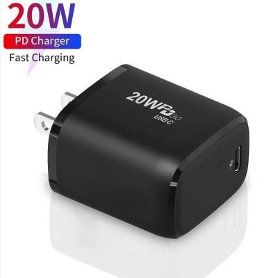 China Mobile Phone Original PD 20w TYPE TO C Fast Charging Phone Charger Adapter EU UK US Plug Usb C Wall Charger For iPhone 13 12 14 for sale