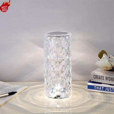 China China Free Sample Contemporary Qualified Rose Night Light Christmas Birthday Gift Table Lamp Factory for sale