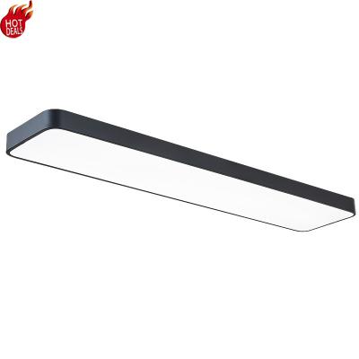 China Aisle modern simple barbershop meeting place meeting strip ceiling light office rectangular ceiling lamp for sale