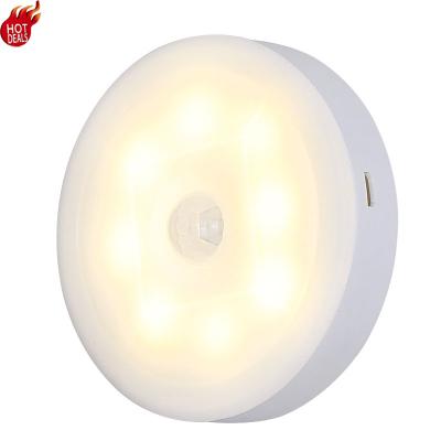 China Modern Wall Light Human Body Bedside Aisle Wireless Creative Eye Protection for sale