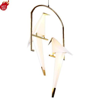 China Nordic Pendant Lamp Home Made PP Chandelier Customized Retro Living Room Simple Hanging Pendant Lamp for sale