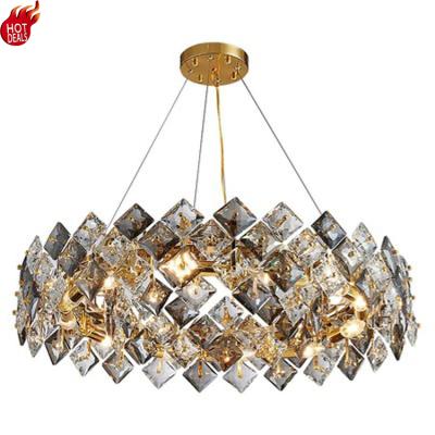 China Modern Creative Luxury Chandeliers and Light Modern Pendant Lights Pendant Reception Light Rose Gold for sale