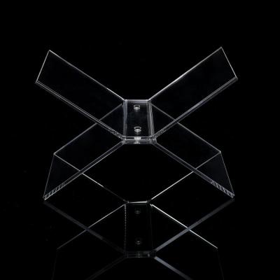 China Luxury Luxury Knockdown Book Display Stand Acrylic Bookends Retail Book Holder for sale