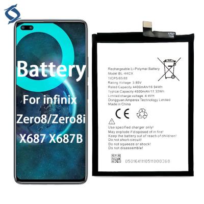 China BL-44CX X687 X687B Mobile Phone 8i Zero Battery For infinix zero 8 4500mah for sale