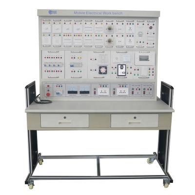 China Electrical Lab Equipment Training , Mobile Electrical Technical Skills Workbench for sale