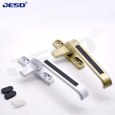 China Easy Installation Window Handle Square Handle With Non-Slip Adhesive Tape Zinc Grip For Aluminum Window for sale