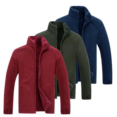 China 2022 Other Windproof Warm Keep Outdoor Long Sleeve Winter Micro Fleece Plus Size Mens Jackets for sale