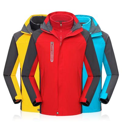 China Waterproof custom graphic casual outdoor windproof jackets 1 anorak 3 in 1 uniform outdoor jackets for sale