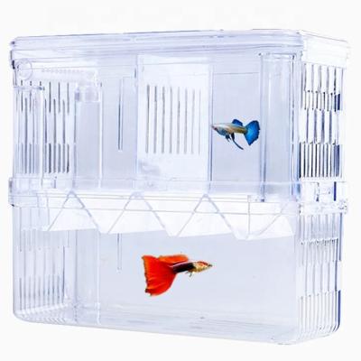 China Viable wholesale pet shop products pet brooder polyethylene aquarium fish tanks breeder for sale