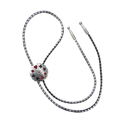 China Custom Poker Bolo Tie Manufacturer From Customer Design for sale